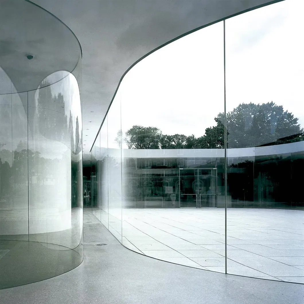 Vidrio de seguridad de construcción Vidrio templado Vidrio laminado Vidrio endurecido Vidrio para muebles Puerta Ventana Showroom decorativo 3