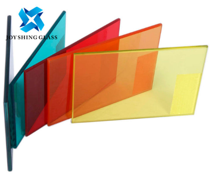 Vidrio laminado de color 0.76mm Océano azul PVB Vidrio laminado de seguridad