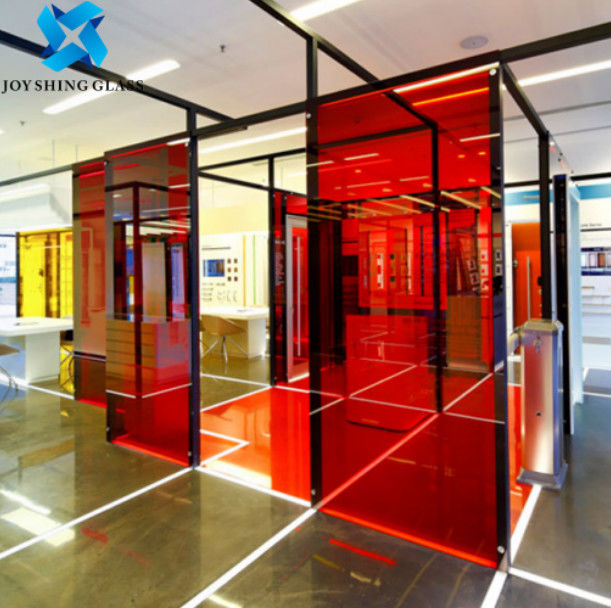PVB coloreó el vidrio laminado que construía 0.38mm-3.04m m 10 años de garantía