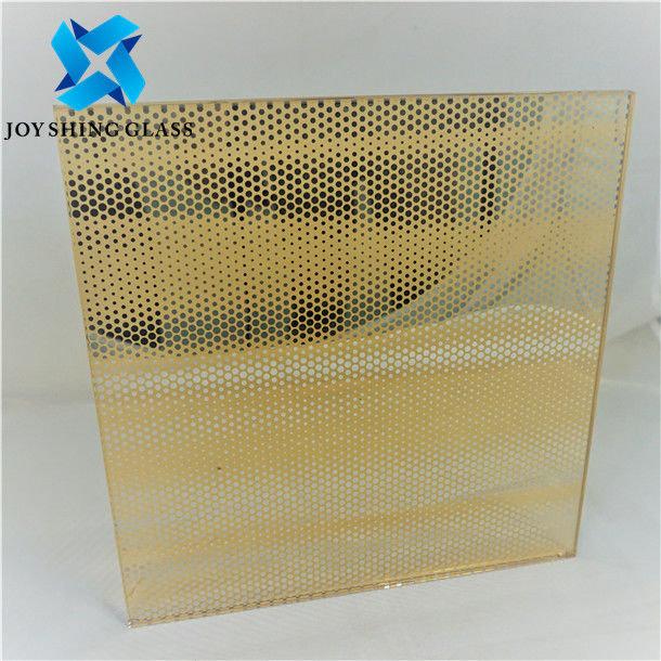 Vidrio sinterizado de cerámica decorativo modificado para requisitos particulares, vidrio de la impresión de pantalla de seda para la ventana