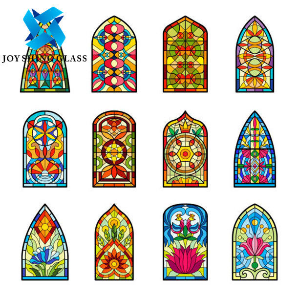 Los paneles decorativos de lujo Crystal Art Glass For Door del vitral