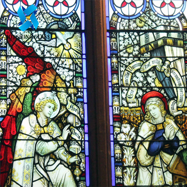El doble sólido de Tiffany Art Church Stained Glass 3mm-22m m esmaltó el vidrio de la ventana para la pared