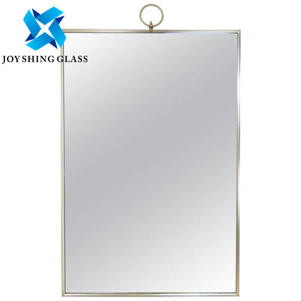 espejo integral enmarcado metal de 5m m, espejo permanente libre del arco rectangular para la sala de estar