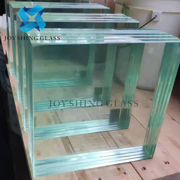 vidrio laminado de la seguridad 5m m doble de 3m m 4m m, tipo de cristal laminado de encargo
