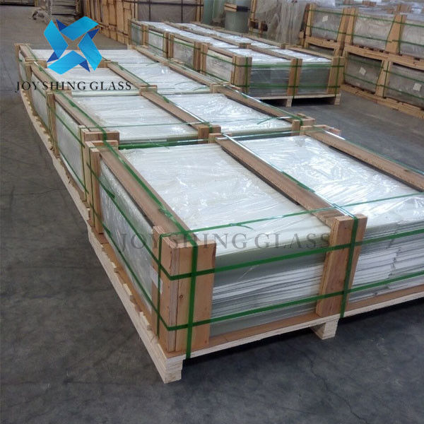 Vidrio solar moderado 3.2m m de cristal solar del hierro bajo ultra claro para el solario
