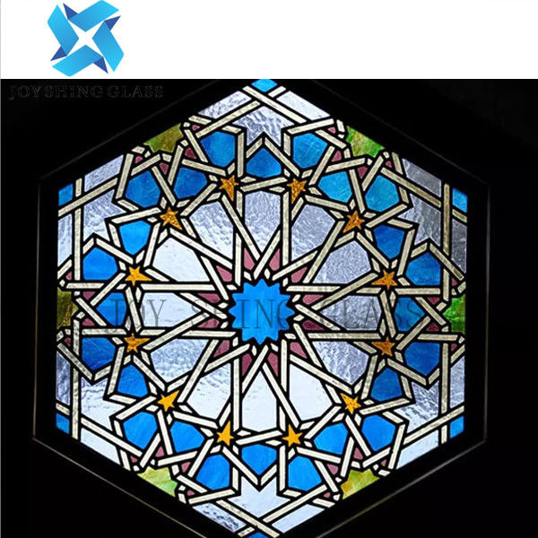 El doble sólido de Tiffany Art Church Stained Glass 3mm-22m m esmaltó el vidrio de la ventana para la pared