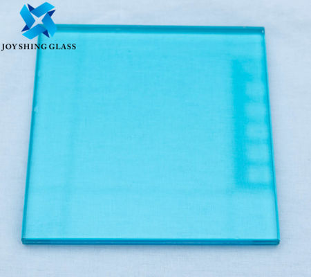 Vidrio laminado de color 0.76mm Océano azul PVB Vidrio laminado de seguridad