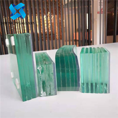 Vidrio resistente balístico claro, vidrio laminado a prueba de balas para cubrir el panel