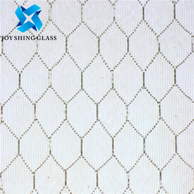 Protección ULTRAVIOLETA insonora de Mesh Laminated Float Glass 1mm-19m m del metal