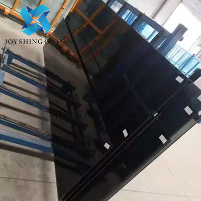 el aislamiento sano de cristal laminado negro de 8m m PVB moderó el vidrio laminado