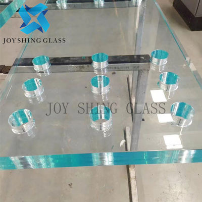 El hierro bajo de PVB SGP EVA Ultra Clear Laminated Glass laminó de cristal