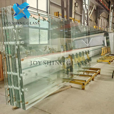 Vidrio laminado templado de gran tamaño 15+3.04PVB+15