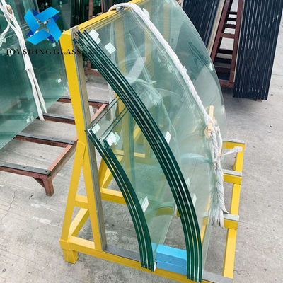 Vidrio laminado templado curvado ultra claro para acuarios