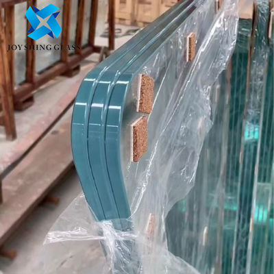 10.76mm vidrio laminado templado vidrio laminado PVB transparente