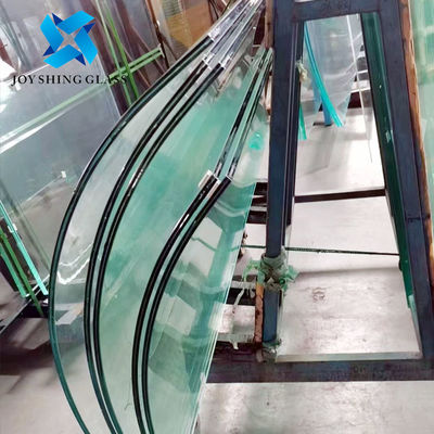 Vidrio laminado templado con baja curvatura de hierro para ascensor