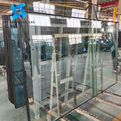 Vidrio aislado de argón bajo-E ultraclaro personalizado para ventanas