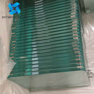 Vidrio endurecido de color verde 6 mm 8 mm 10 mm Vidrio de construcción de seguridad