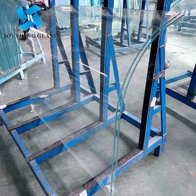 Vidrio templado curvo claro de 10 mm para barandillas de escaleras