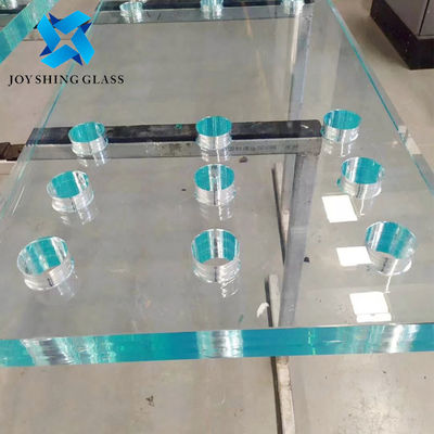 Vidrio laminado de cristal ultraclaro para piscinas