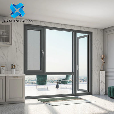 Fábrica de ventanas de vidrio de perfil de aluminio