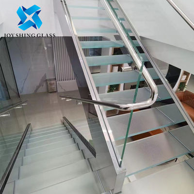 12Vidrio laminado de seguridad de.38 mm para barandillas de escaleras de vidrio de interior