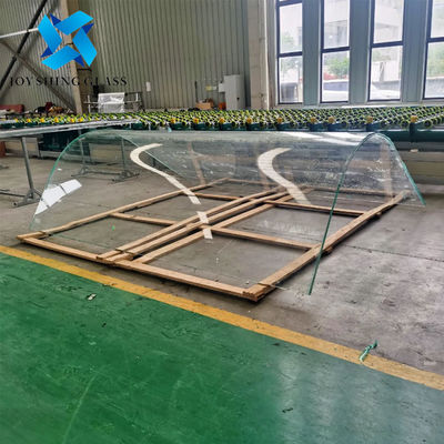 Unidad de doble acristalamiento curvado de 17,52 mm vidrio laminado curvado