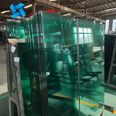 Vidrio laminado PVB transparente de 12,38 mm con agujeros