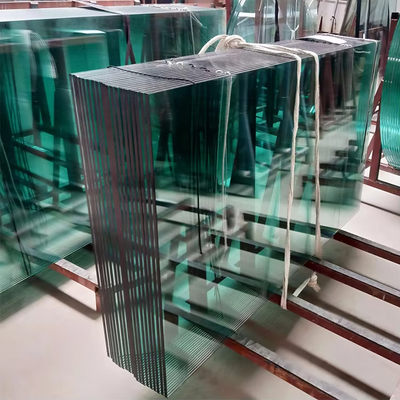 Vidrio templado transparente y transparente de seguridad para edificios comerciales y de oficinas